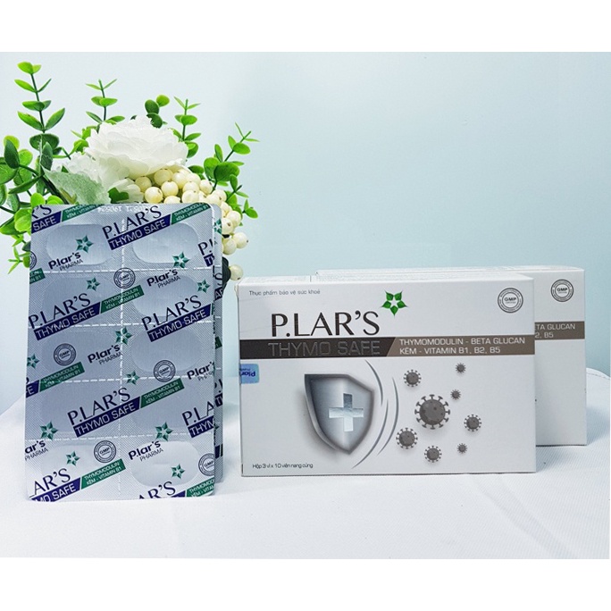 [CHÍNH HÃNG ]P.LAR'S Thymosafe - Tăng Sức Đề Kháng - Hộp 30 viên