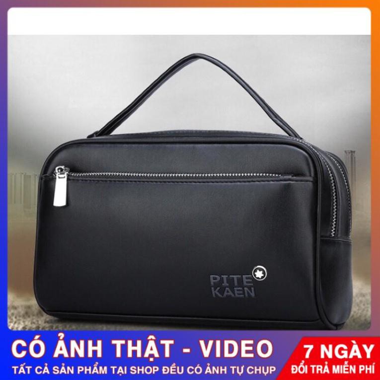 túi xách nam cầm tay-❤da cao cấp❤️- clutch nam 100% sp như trong ảnh