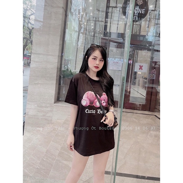 Áo Thun From Rộng Tay Lỡ Unisex In Thời Trang