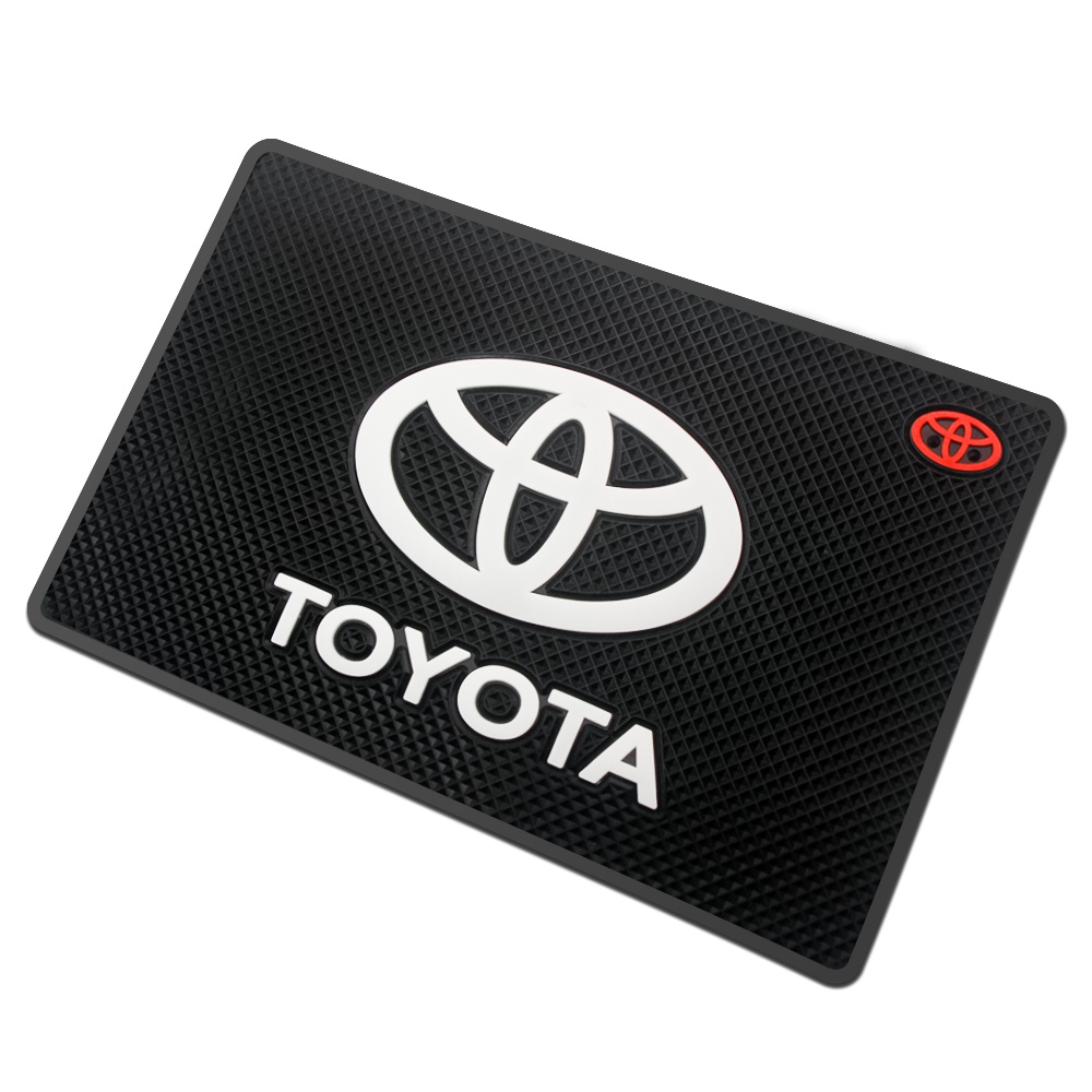 Thảm Cao Su Chống Trượt Có Giá Đỡ Điện Thoại Cho Toyota Vios Yaris Avanza Rush Camry Rav4