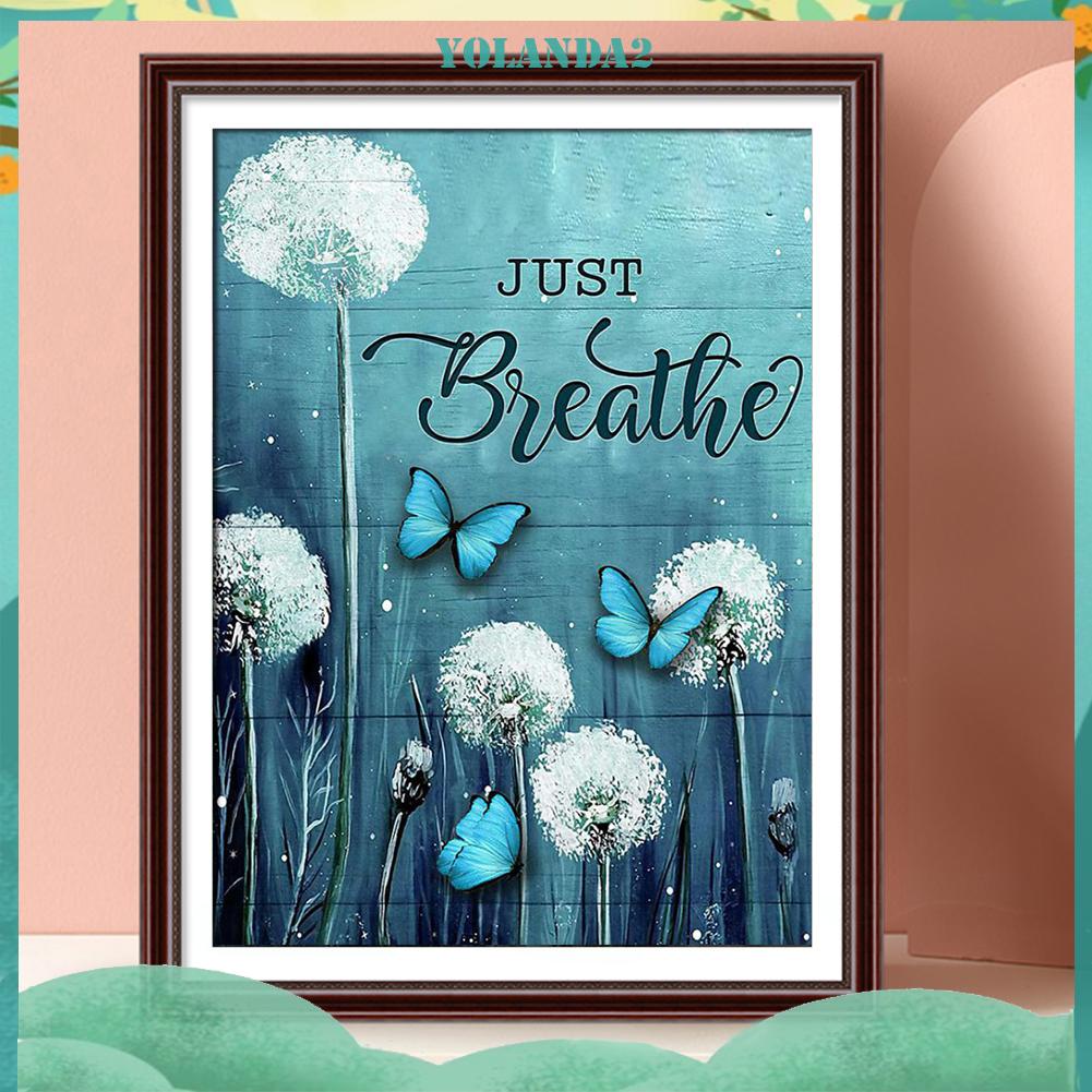 Toàn Bộ Tranh Thêu Chữ Thập Hình Hoa Bồ Công Anh Và Bướm 11ct