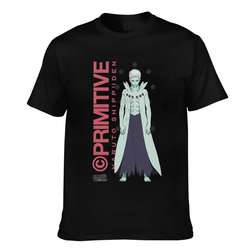 Áo thun Cotton nam Primitive X Naruto Obito