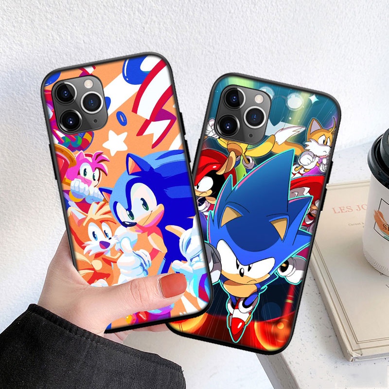 Ốp Điện Thoại Hình Nhím Sonic Cho iPhone 5 5S 6 6S 7 8 11 Pro Max Plus SE XR HH73