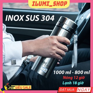 BÌNH GIỮ NHIỆT INOX SUS 304 CAO CẤP DUNG TÍCH  LỚN 800 ML - 1000 ML