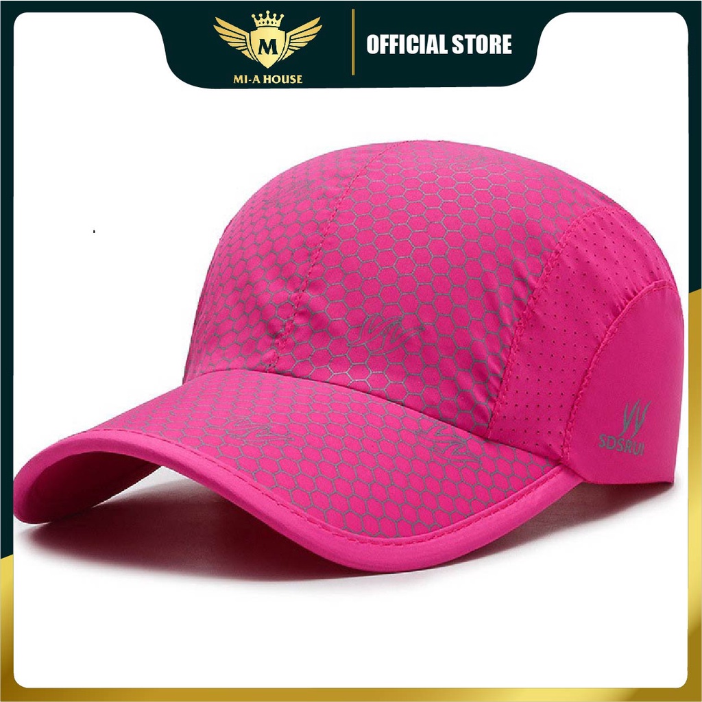 Mũ lưỡi trai thể thao SDSRUI họa tiết tổ ong kiểu mới bắt mắt