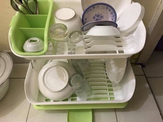 Kệ úp chén đa năng có khay thoát nước