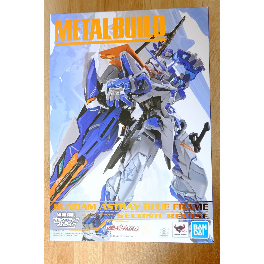 Mô hình Metal Build Gundam Astray Blue Frame Second Revise Chính Hãng Bandai MetalBuild MBF-P03 Có ảnh thật
