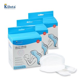 LÓT THẤM SỮA ⚡️FREESHIP⚡️ Lót Thấm Sữa Kiluta Hộp 24 Miếng Siêu Mỏng Siêu Thấm