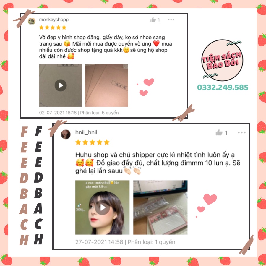 Vở kẻ ô vuông luyện viết tiếng Trung Hàn Nhật, tập viết chữ Hán