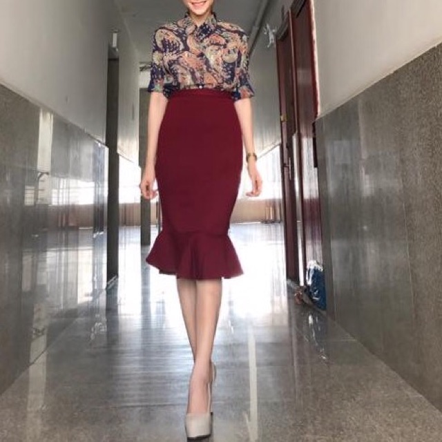 Chân váy đuôi cá bigsize thun umi co dãn ôm body - chân váy đuôi cá size đại ôm body từ 45kg-80kg | BigBuy360 - bigbuy360.vn