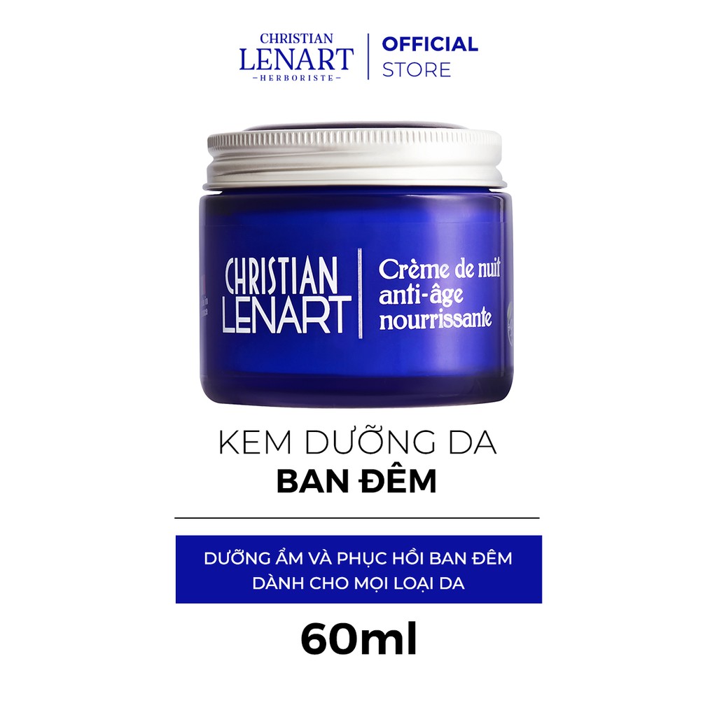 Kem Nuôi Dưỡng Da Ban Đêm - Christian Lénart Crème Anti- ge Nourrissante Nuit 60Ml