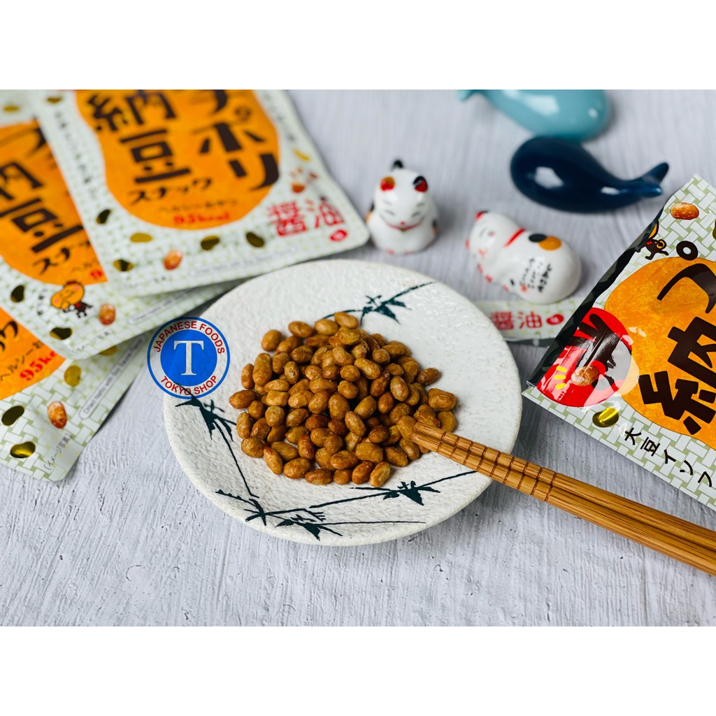 Đậu Nành Vị Nước Tương Kanro Natto Snack Soy Sauce 20 Gr (Gói)