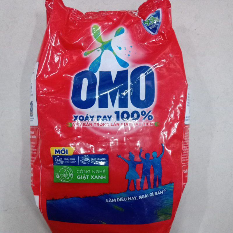 Bột giặt OMO xoáy bay vết bản 1200g