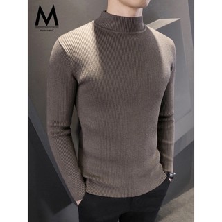 Áo len nam cổ 3 phân, thiết kế sang trong theo phong cách hàn quốc