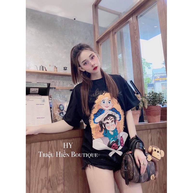 Áo phông free size unisex form giấu quần | BigBuy360 - bigbuy360.vn