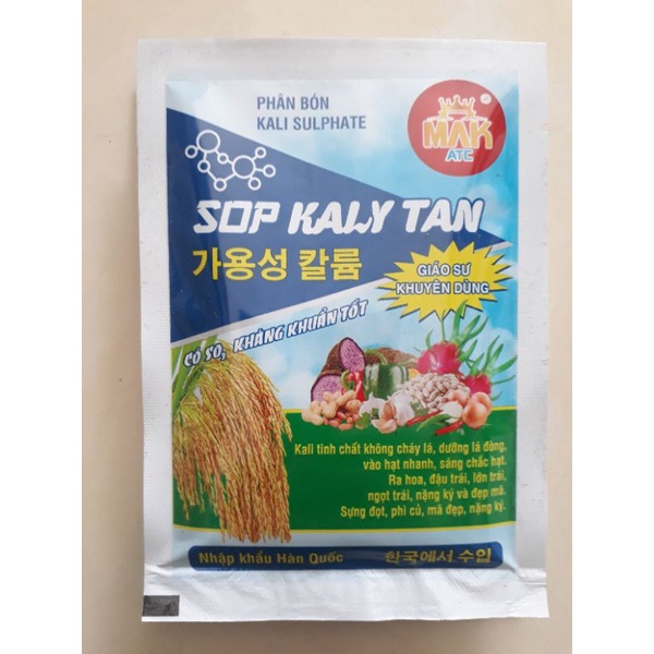 Phân bón SOP KALI TAN 50gam (Ngọt trái, nặng ký, đẹp màu)