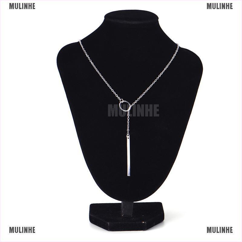 Vòng cổ Mặt Thanh Vàng Đơn Giản Cho Nữ