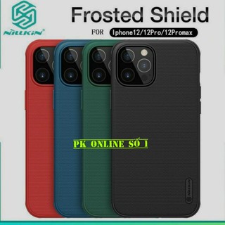 Ốp Lưng Nhám Chống Vân Tay Nillkin Frosted Shield Cho IP 12,13 pro max