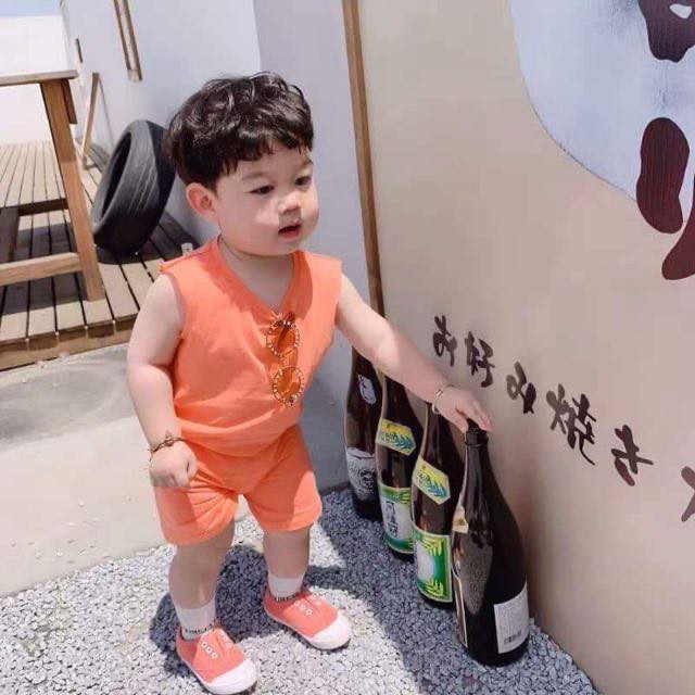 Đồ bộ thun sát nách bé trai Minky Mom [Giá tận xưởng] bộ ba 3 lỗ bé trai gái size lớn chất thun lạnh mềm mát mùa hè