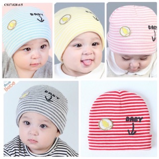 Mũ len mỏng cho bé 
