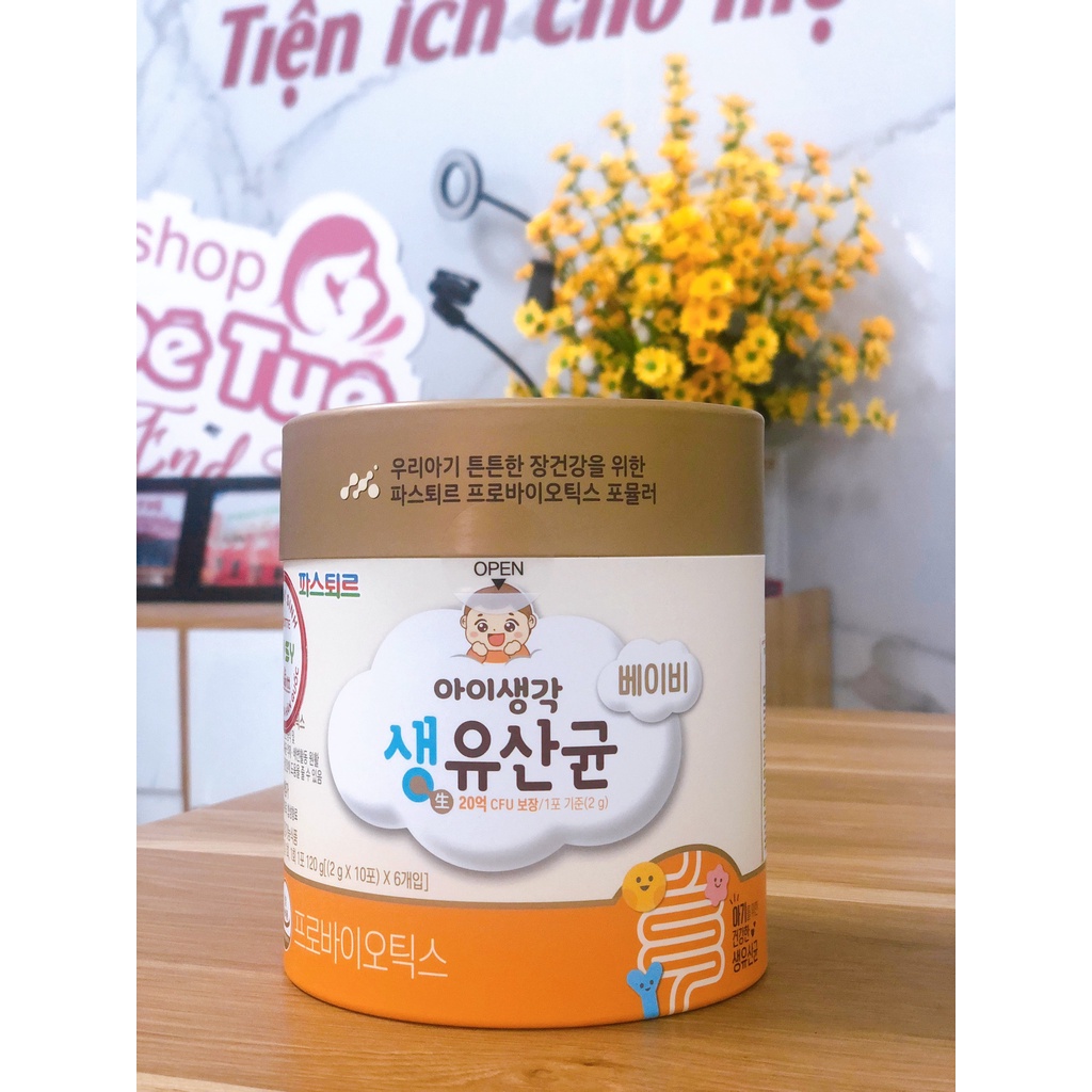Men vi sinh Sysy Lotte Hàn Quốc, bổ sung lợi khuẩn hỗ trợ cho bé táo bón biếng ăn 10x2g