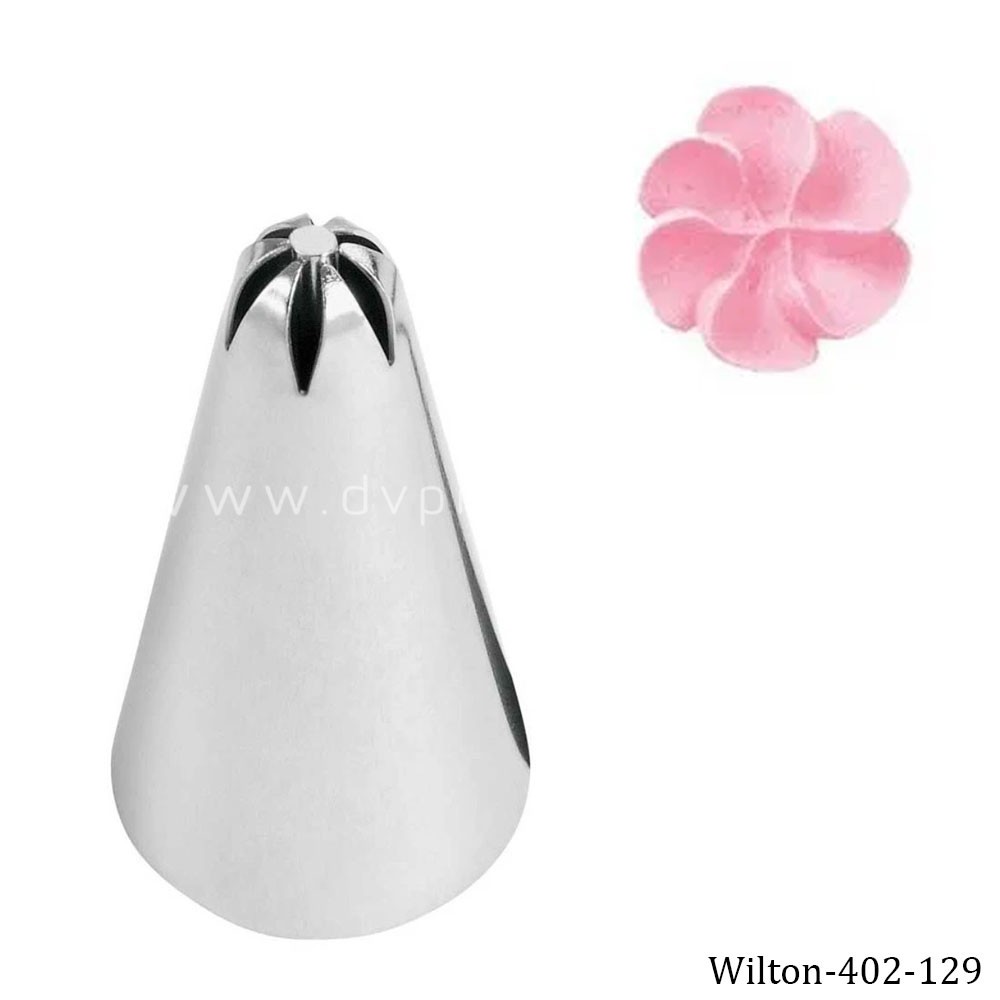 Đui bông bắt kem inox Wilton tạo nhiều mẫu đa dạng hoa và lá