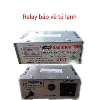 Relay, ổn áp bảo vệ tủ lạnh SANSHUN 20A
