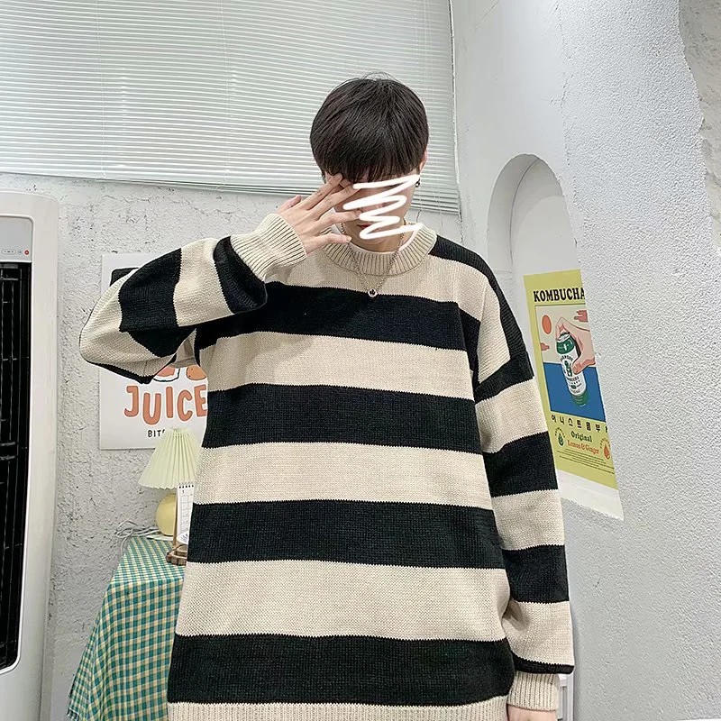 áonam cotton Áo sweater thiết kế cổ tròn size M-2xl thời trang năng động