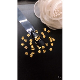 Charm nail chữ thương hiệu - Charm kim loại chữ thương hiệu