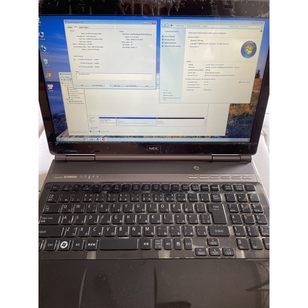 Laptop Nec La.vie G I7-2630QM/8G/750G/15.6 Inch hàng nhập khẩu | BigBuy360 - bigbuy360.vn
