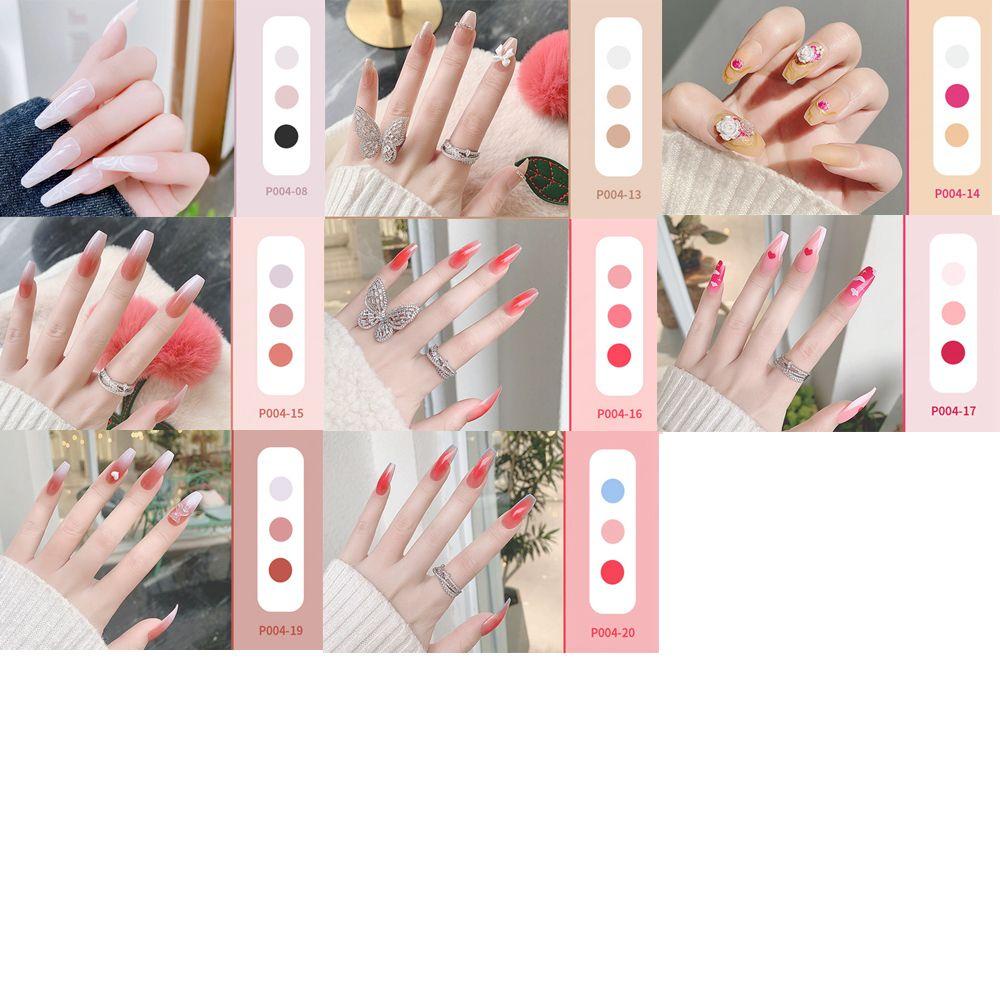 Hộp 24 Móng Tay Giả Che Phủ Toàn Diện Có Thể Tháo Rời