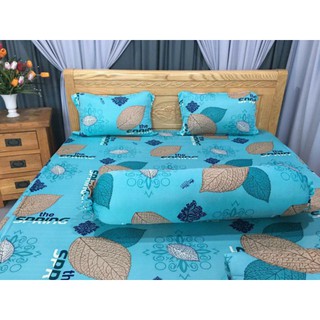 drap thun❤❤FREESHIP❤❤ga thun_ drap thun hàn_bộ drap thun hình chiếc lá ( 4 món)