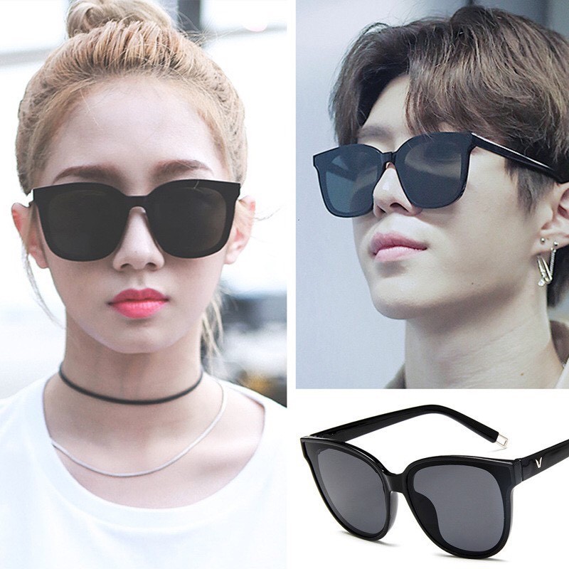 Kính mát nam nữ gọng thời trang đẹp giá rẻ, kính râm phong cách Ulzzang chống tia UV  035