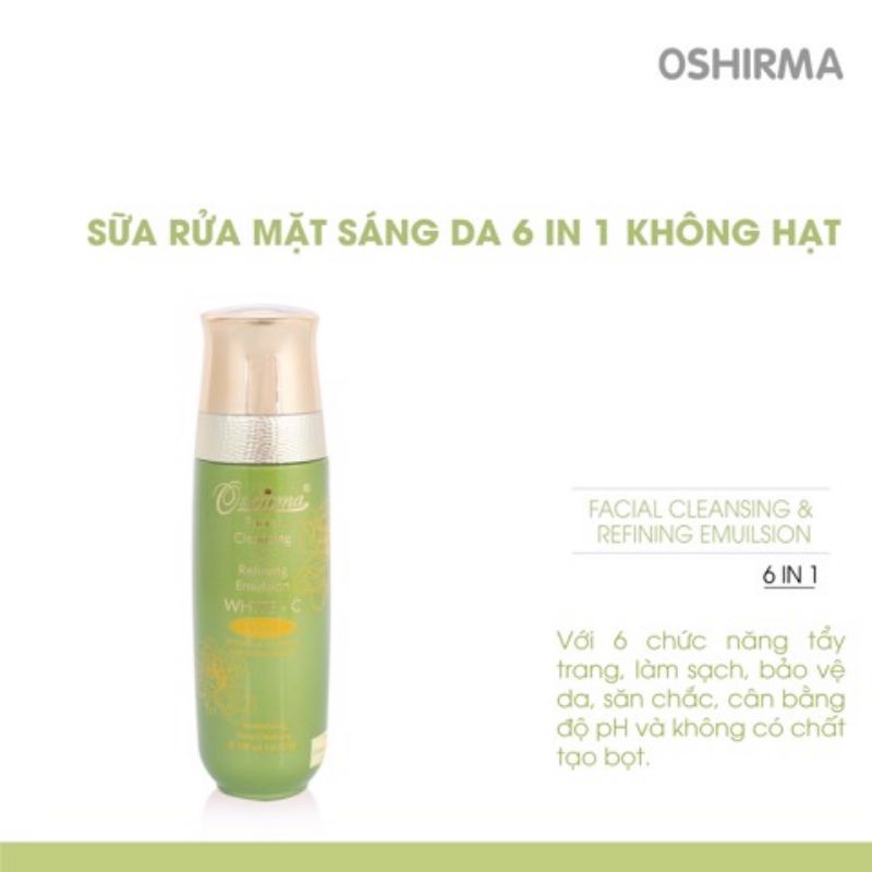 Sữa Rửa Mặt Oshirma 150ml Da Khô và Da Thường