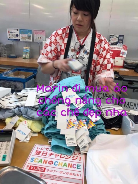 (AUTH,CHUẨN NHẬT) Áo chống nắng Uniqlo Chất vải làm mát Airism Nhật Bản | BigBuy360 - bigbuy360.vn