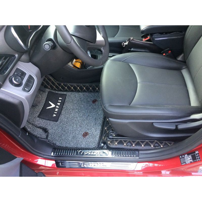 Thảm lót sàn ô tô 5D 6D Vinfast Fadil chống nước, không mùi