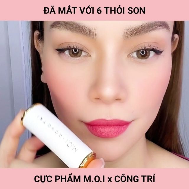 [M.O.I Hồ Ngọc Hà] Son Môi Lì - Son MOI Cosmetics Hồ Ngọc Hà x Công Trí 2021 Phiên Bản Giới Hạn -KDN