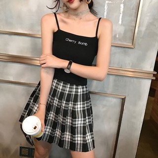 Áo Hai Dây Cherry Nữ Thời Trang