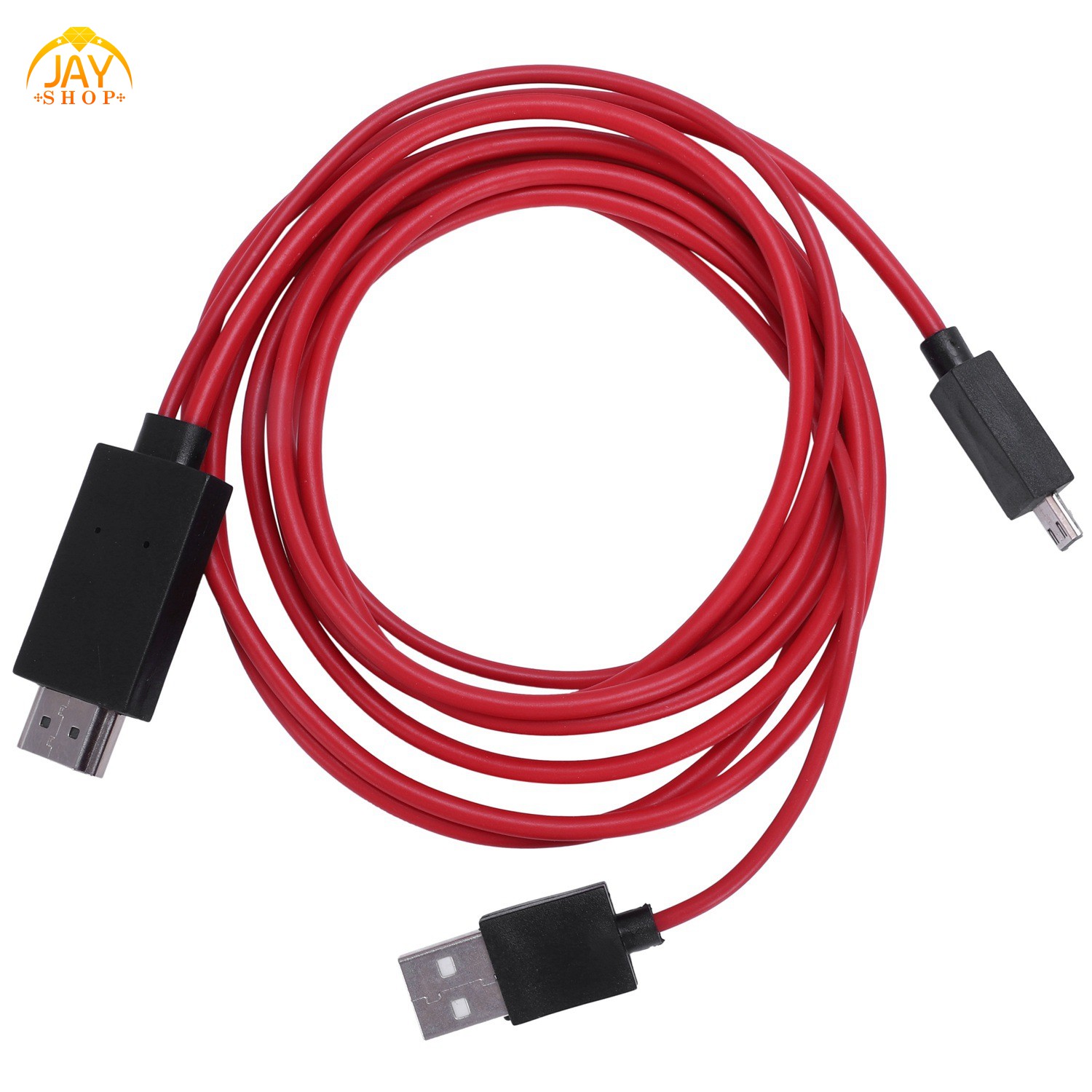 SAMSUNG (Đang Bán) Bộ Thiết Bị Chuyển Đổi 6.5 Feet Mhl Micro-Usb Sang Hdmi 1080p Hdtv Cho Android S3 S4 S5 Note 3 Note 2 Note 8 Note Pro Galaxy Tab 3 (11 Pin)