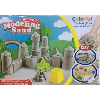 Hộp đồ chơi cát động lực xây lâu đài cho bé