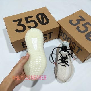 Giày thể thao yeezy 350 offwhite sữa, yzy 350 offwhite chuẩn trung