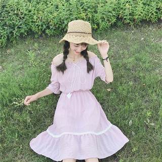 Váy Baby doll Trễ Vai