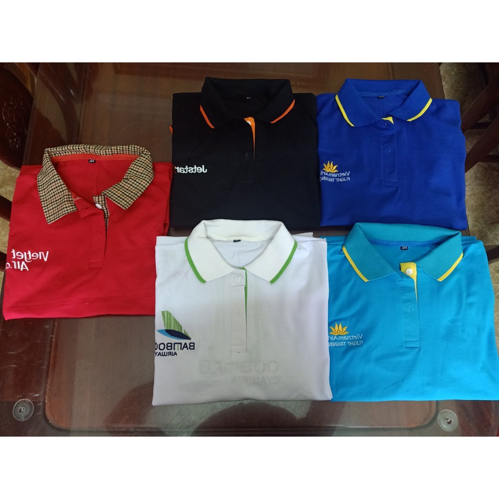 Áo thun cá sấu 4 chiều nam