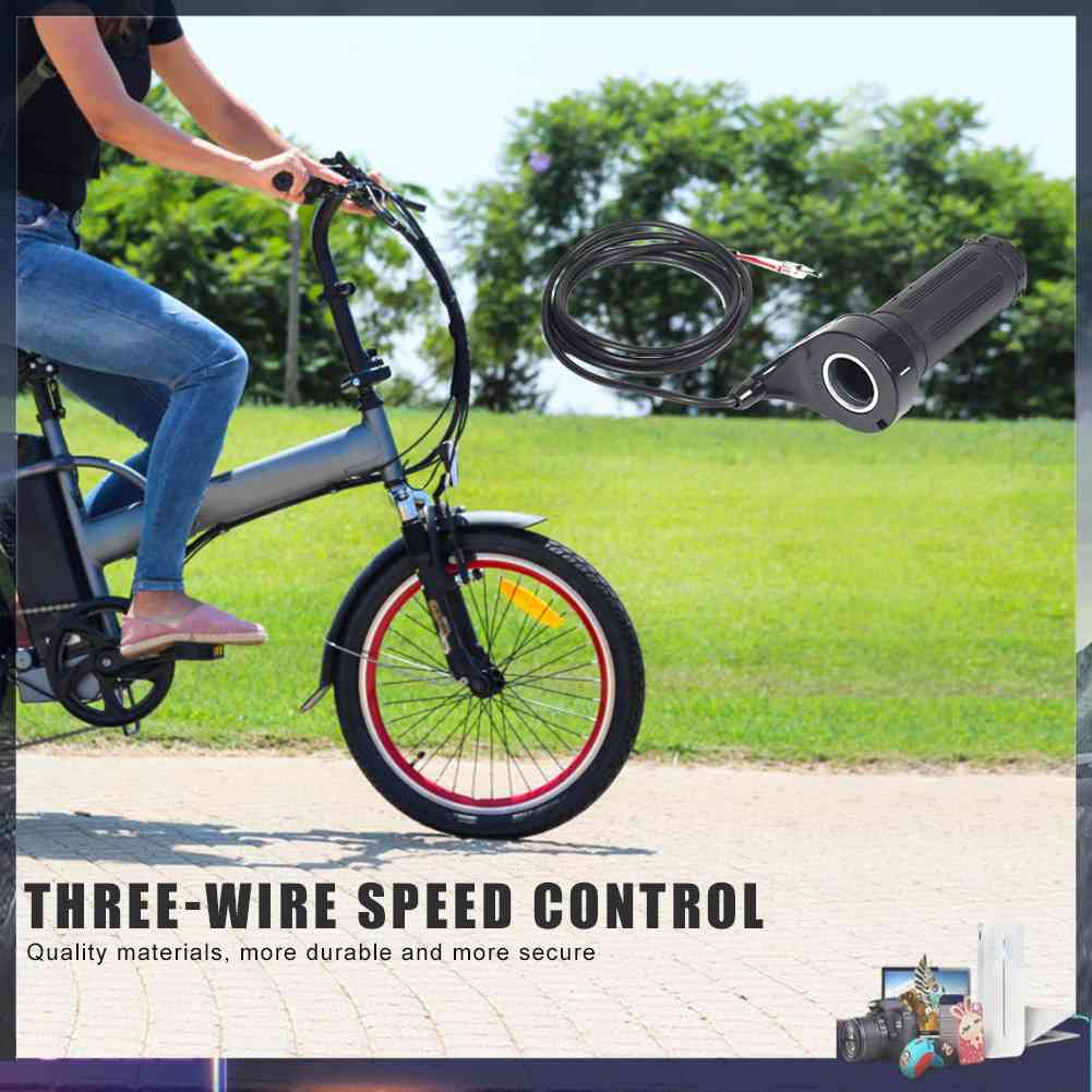 Tay Ga Xoắn 3 Dây 24V 36V 48V Cho Xe Điện