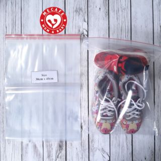500gr Túi Zip Viền Đỏ các size