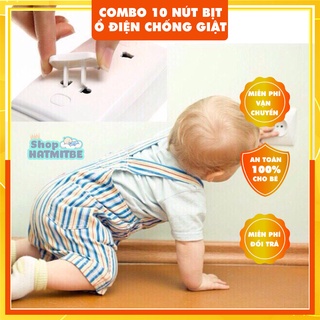 Combo 10 nút bịt ổ điện chống giật