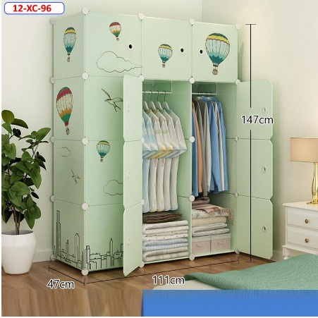 [ FREESHIP] TỦ NHỰA LẮP GHÉP ĐA NĂNG 12 Ô SÂU 47CM