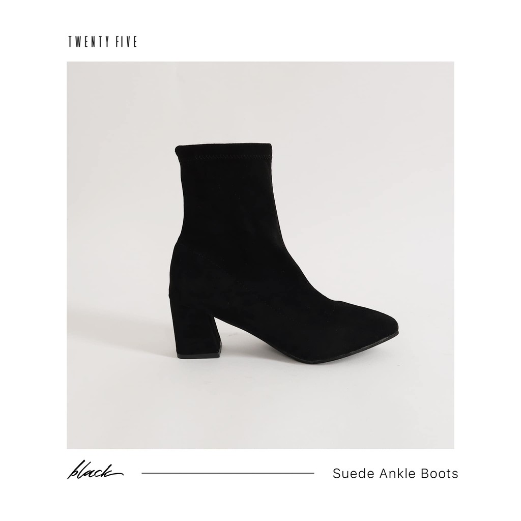 Giày cổ cao nhung - Suede Ankle Boots