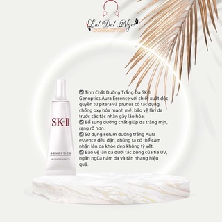 Tinh Chất Trắng Da SK II Aura Serum 10ml - Tách Sét
