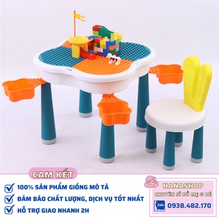 [Sỉ/Lẻ] Bộ bàn ghế Lego hoa anh đào 58 chi tiết dành cho bé yêu